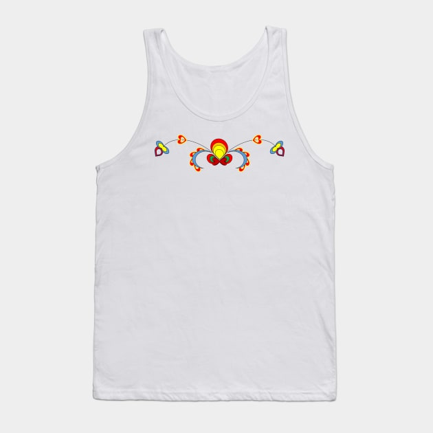 Rosemaling Tank Top by ztrnorge